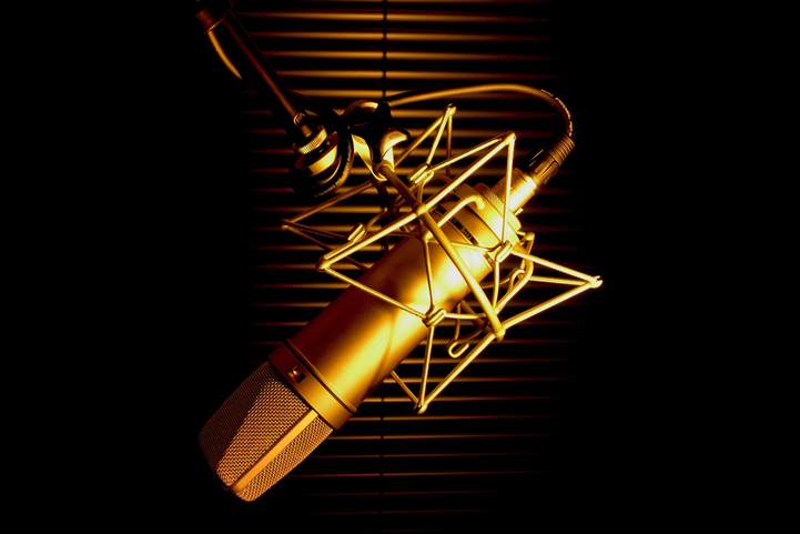 microfono studio audio radio